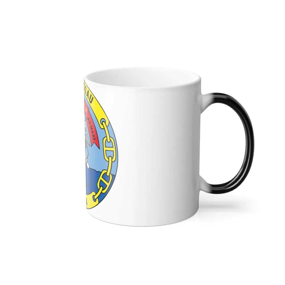 USS Nassau LHA 4 (U.S. Navy) Color Changing Mug 11oz-Go Mug Yourself