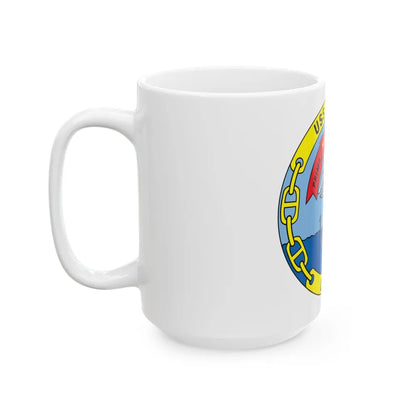 USS Nassau LHA 4 (U.S. Navy) White Coffee Mug-Go Mug Yourself