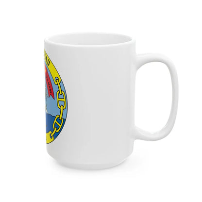 USS Nassau LHA 4 (U.S. Navy) White Coffee Mug-Go Mug Yourself