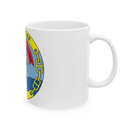 USS Nassau LHA 4 (U.S. Navy) White Coffee Mug-Go Mug Yourself