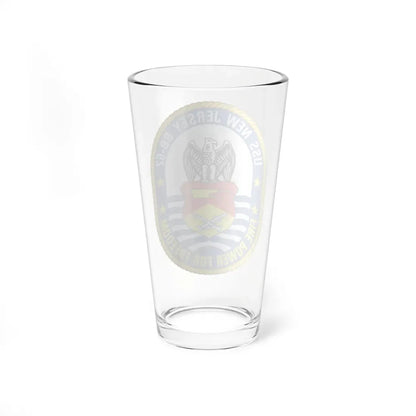 USS New Jersey BB 62 Fire Power For Freedom (U.S. Navy) Pint Glass 16oz - Go Mug Yourself