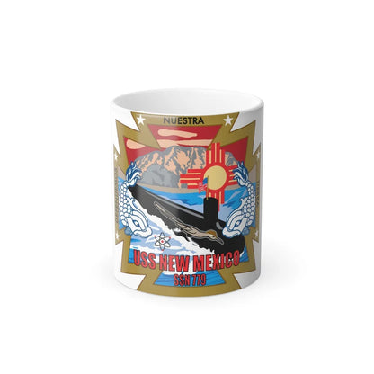 USS New Mexico (U.S. Navy) Color Changing Mug 11oz-11oz-Go Mug Yourself