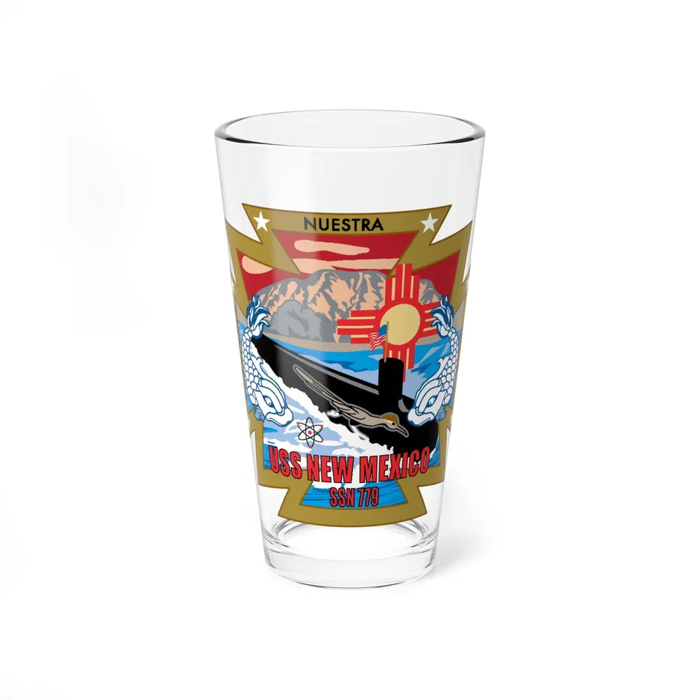 USS New Mexico (U.S. Navy) Pint Glass 16oz-16oz-Go Mug Yourself