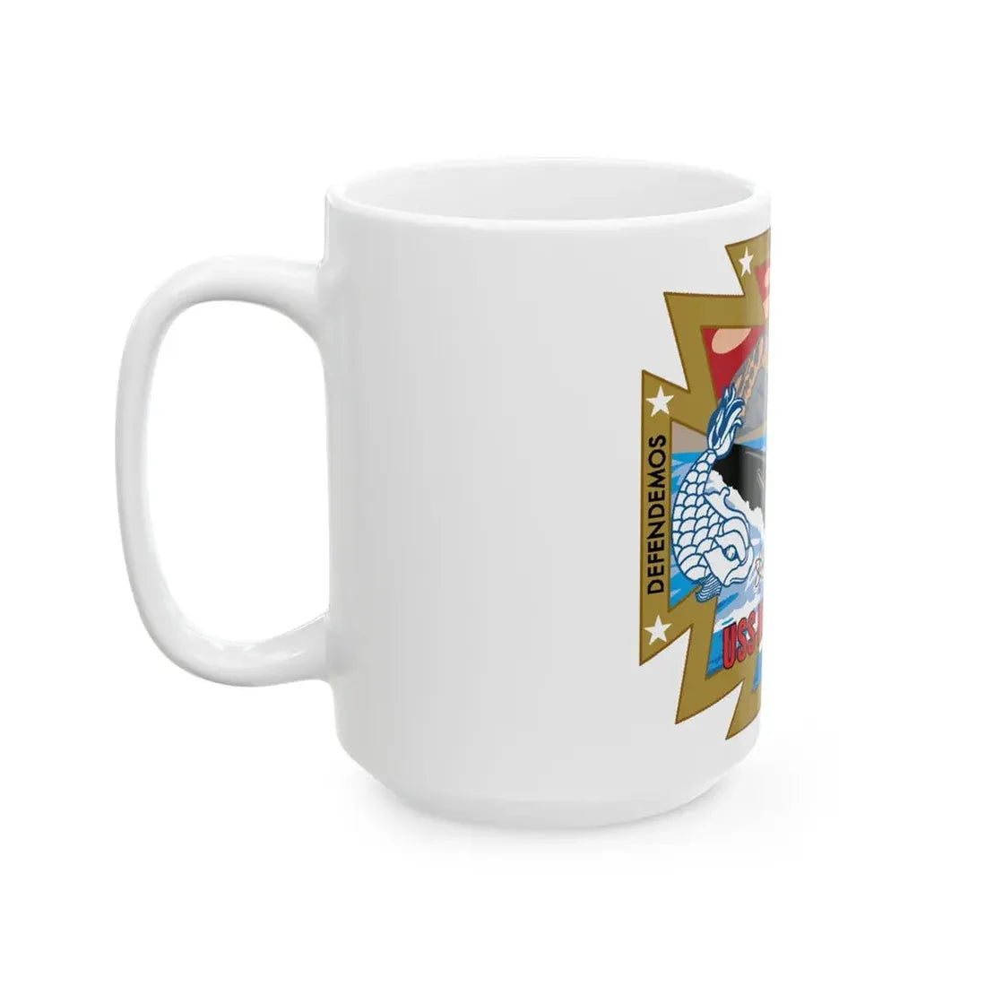 USS New Mexico (U.S. Navy) White Coffee Mug - Go Mug Yourself