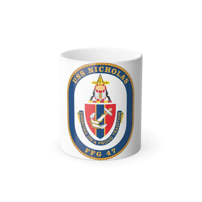 USS Nicholas FFG 47 (U.S. Navy) Color Changing Mug 11oz-11oz-Go Mug Yourself