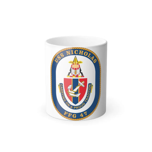 USS Nicholas FFG 47 (U.S. Navy) Color Changing Mug 11oz-11oz-Go Mug Yourself