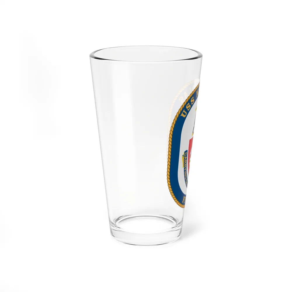 USS Nicholas FFG 47 (U.S. Navy) Pint Glass 16oz-Go Mug Yourself