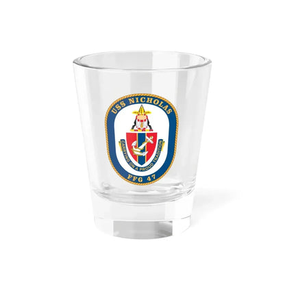 USS Nicholas FFG 47 (U.S. Navy) Shot Glass 1.5oz 1.5oz - Go Mug Yourself