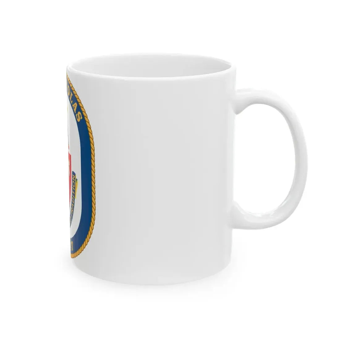 USS Nicholas FFG 47 (U.S. Navy) White Coffee Mug - Go Mug Yourself