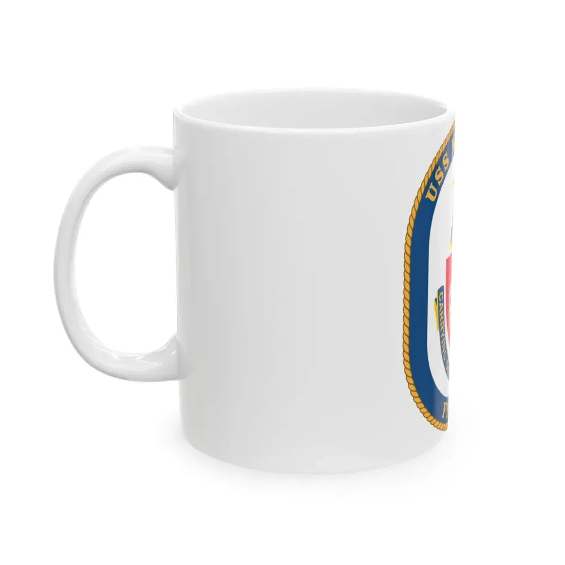 USS Nicholas FFG 47 (U.S. Navy) White Coffee Mug - Go Mug Yourself