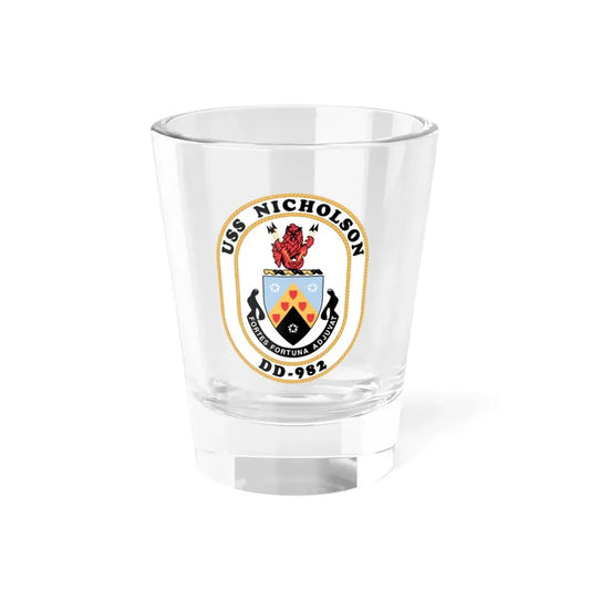 USS Nicholson DD 982 (U.S. Navy) Shot Glass 1.5oz 1.5oz - Go Mug Yourself
