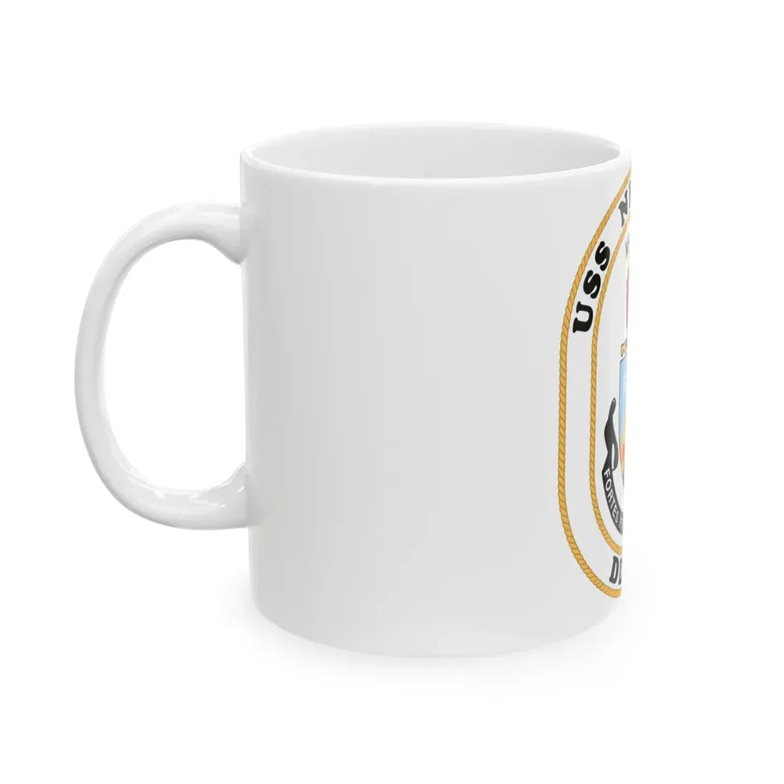 USS Nicholson DD 982 (U.S. Navy) White Coffee Mug - Go Mug Yourself