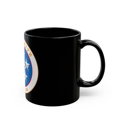 USS Nimitz CVN 68 (U.S. Navy) Black Coffee Mug-Go Mug Yourself