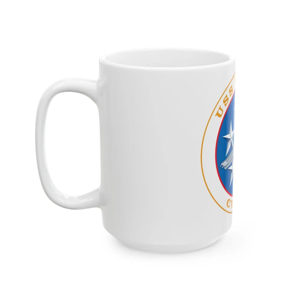 USS Nimitz CVN 68 (U.S. Navy) White Coffee Mug-Go Mug Yourself