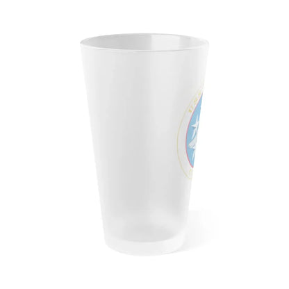 USS Nimitz CVN 68 (U.S. Navy) Frosted Pint Glass 16oz - Go Mug Yourself