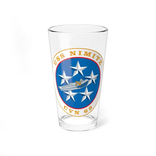 USS Nimitz CVN 68 (U.S. Navy) Pint Glass 16oz 16oz - Go Mug Yourself
