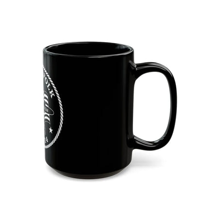 USS Norfolk SSN 714 (U.S. Navy) Black Coffee Mug-Go Mug Yourself