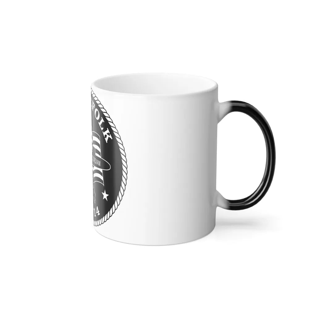 USS Norfolk SSN 714 (U.S. Navy) Color Changing Mug 11oz-Go Mug Yourself