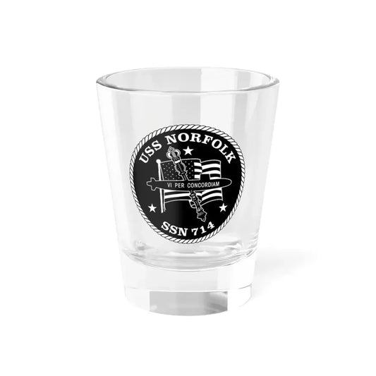 USS Norfolk SSN 714 (U.S. Navy) Shot Glass 1.5oz 1.5oz - Go Mug Yourself