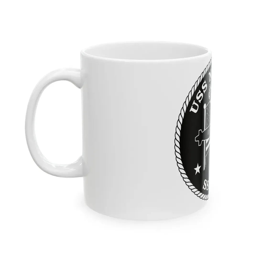USS Norfolk SSN 714 (U.S. Navy) White Coffee Mug - Go Mug Yourself