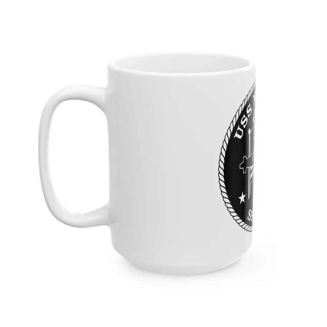 USS Norfolk SSN 714 (U.S. Navy) White Coffee Mug - Go Mug Yourself