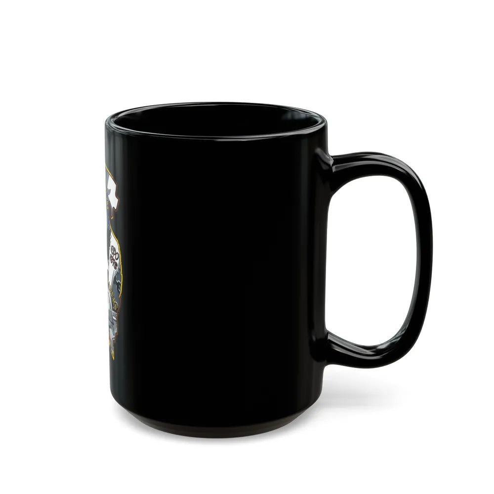 USS North Dakota SSN 784 CPO (U.S. Navy) Black Coffee Mug-Go Mug Yourself