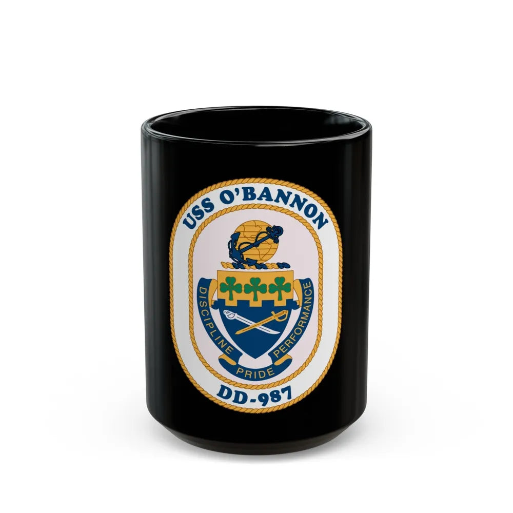 USS O (U.S. Navy) Black Coffee Mug-15oz-Go Mug Yourself