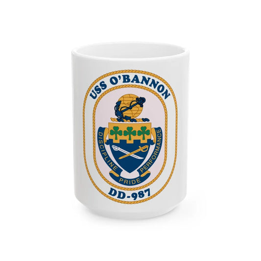 USS O (U.S. Navy) White Coffee Mug-15oz-Go Mug Yourself