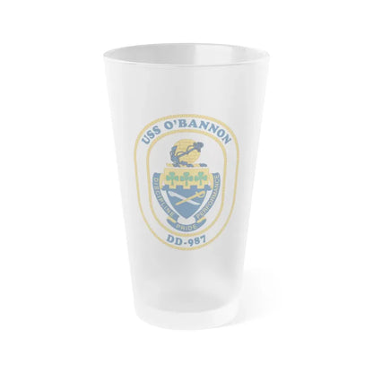 USS O (U.S. Navy) Frosted Pint Glass 16oz Default Title - Go Mug Yourself