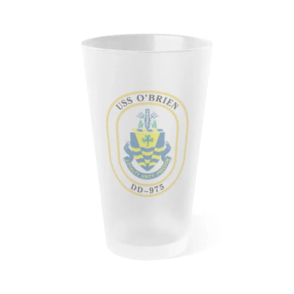 USS O1 (U.S. Navy) Frosted Pint Glass 16oz Default Title - Go Mug Yourself