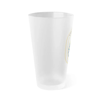 USS O1 (U.S. Navy) Frosted Pint Glass 16oz - Go Mug Yourself