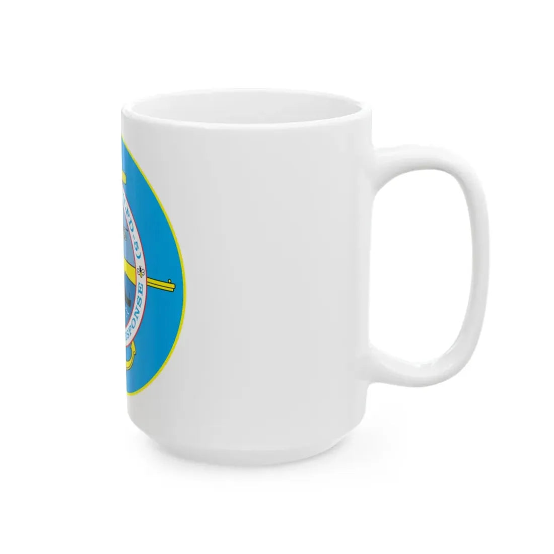 USS OGDEN LPD 5 Flexible Response (U.S. Navy) White Coffee Mug - Go Mug Yourself