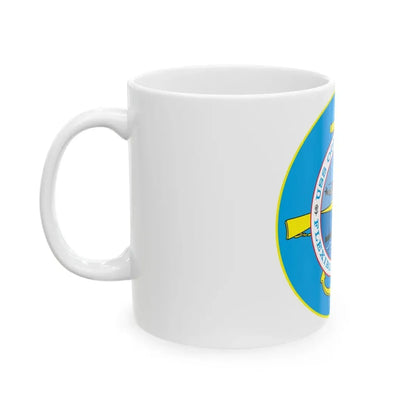 USS OGDEN LPD 5 Flexible Response (U.S. Navy) White Coffee Mug - Go Mug Yourself
