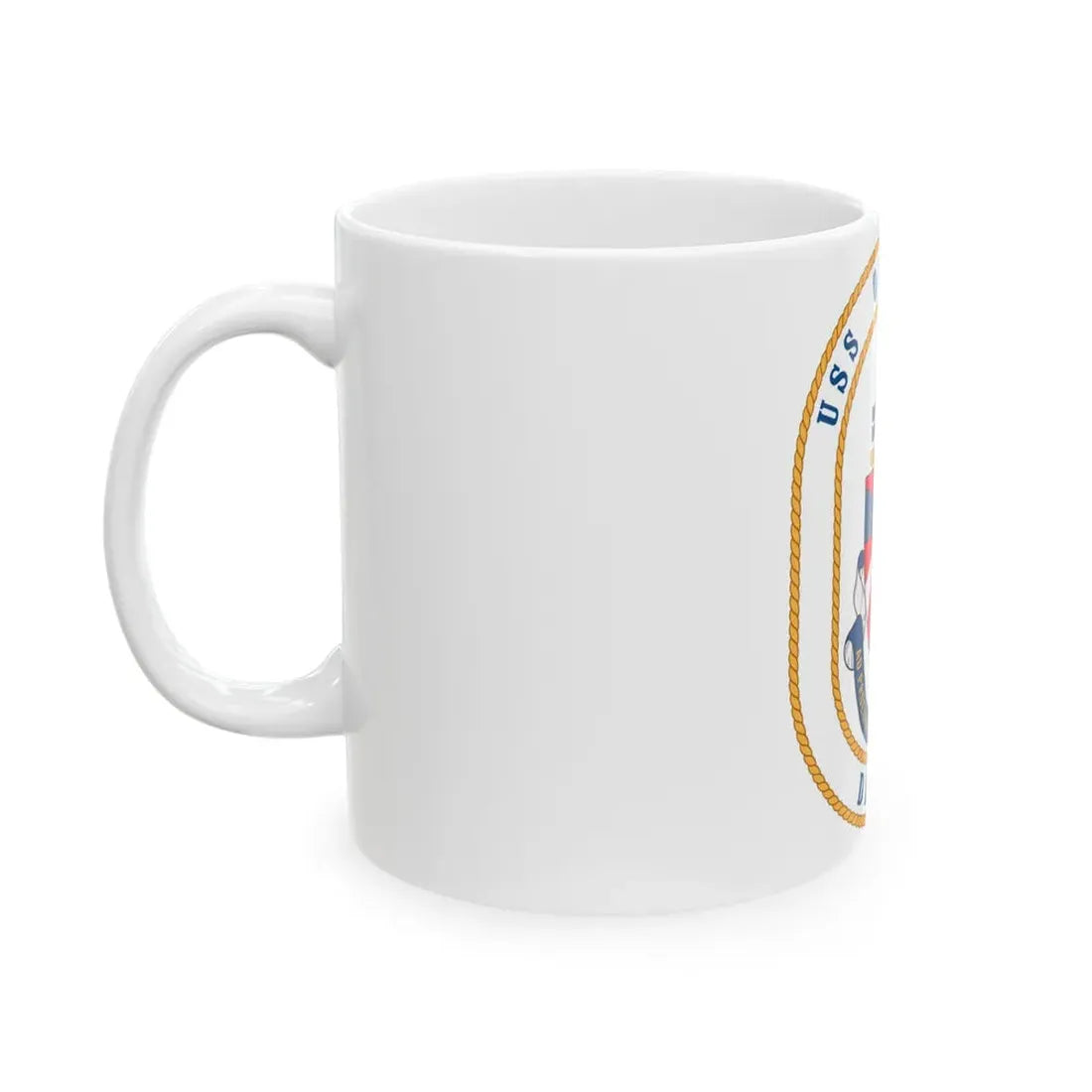 USS Oldendorf DD 972 (U.S. Navy) White Coffee Mug - Go Mug Yourself