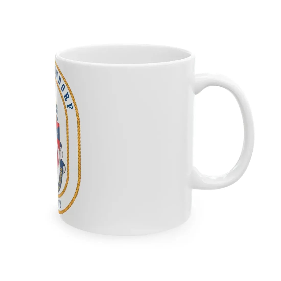 USS Oldendorf DD 972 (U.S. Navy) White Coffee Mug - Go Mug Yourself