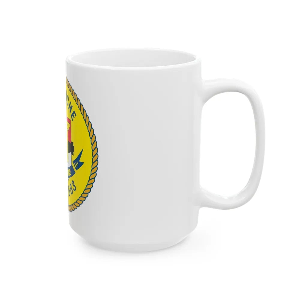 USS PArche SSN 683 (U.S. Navy) White Coffee Mug-Go Mug Yourself