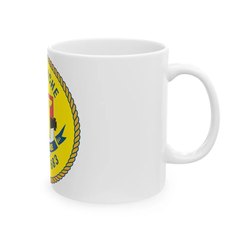 USS PArche SSN 683 (U.S. Navy) White Coffee Mug-Go Mug Yourself