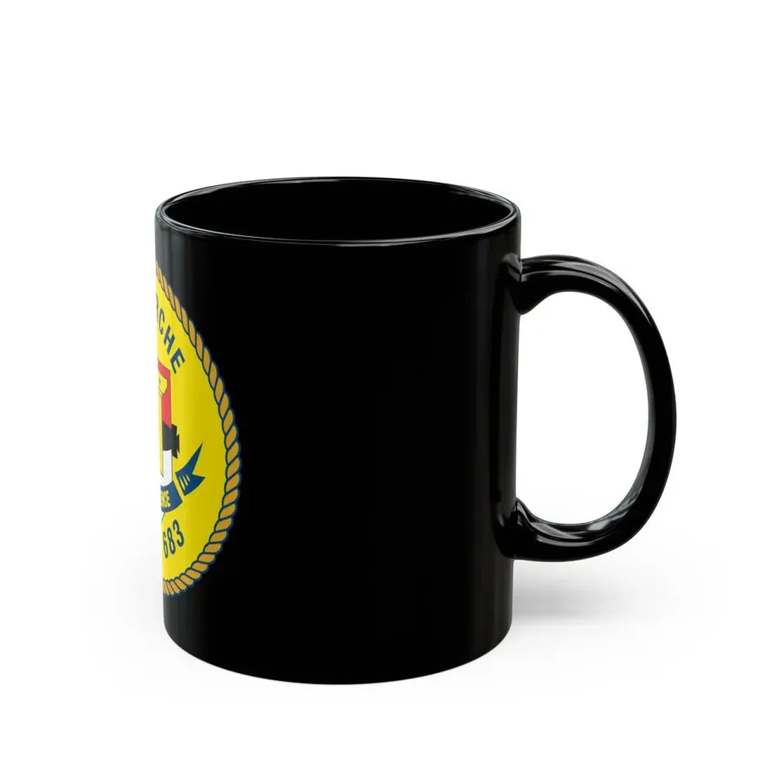 USS PArche SSN 683 (U.S. Navy) Black Coffee Mug - Go Mug Yourself