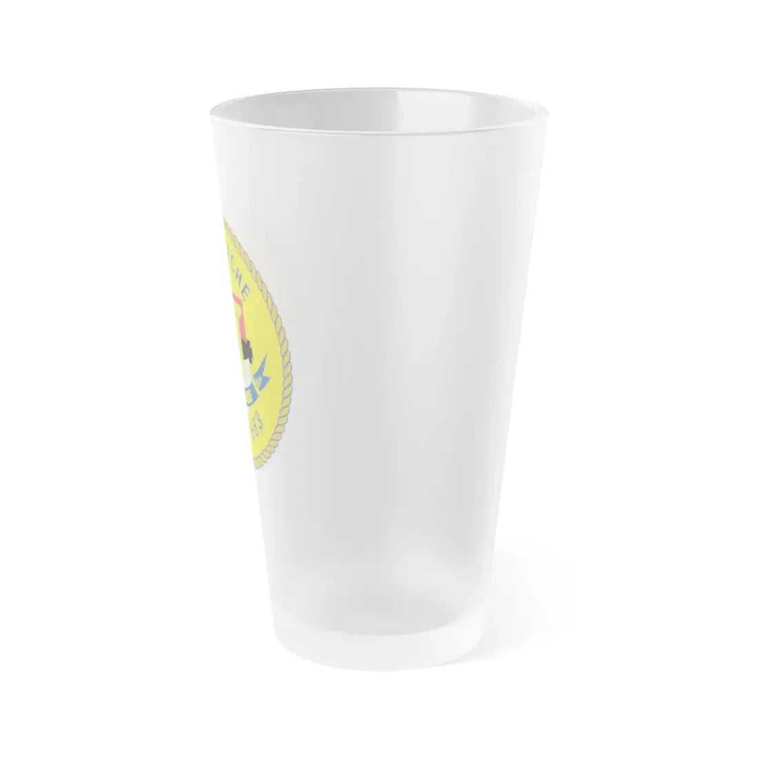 USS PArche SSN 683 (U.S. Navy) Frosted Pint Glass 16oz - Go Mug Yourself