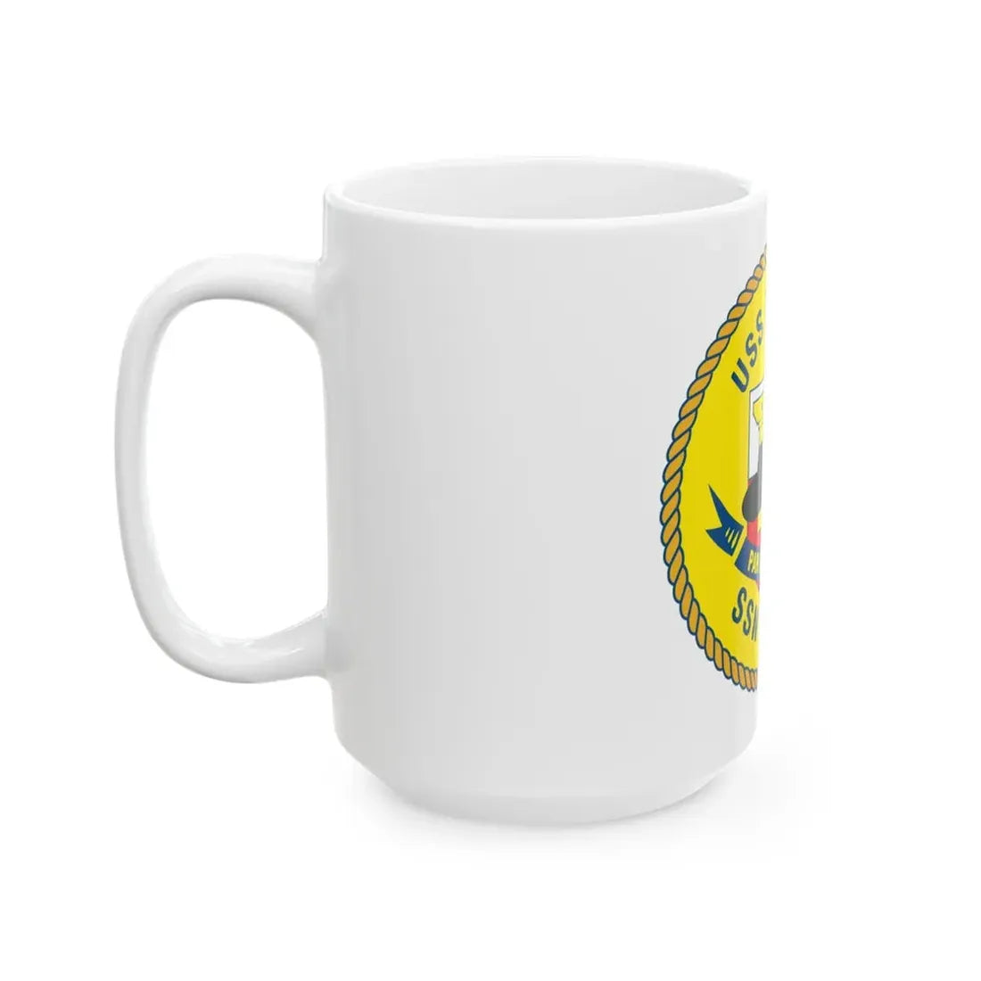 USS PArche SSN 683 (U.S. Navy) White Coffee Mug - Go Mug Yourself