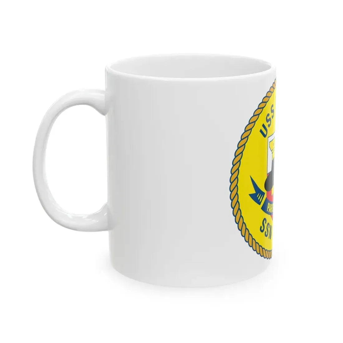 USS PArche SSN 683 (U.S. Navy) White Coffee Mug - Go Mug Yourself