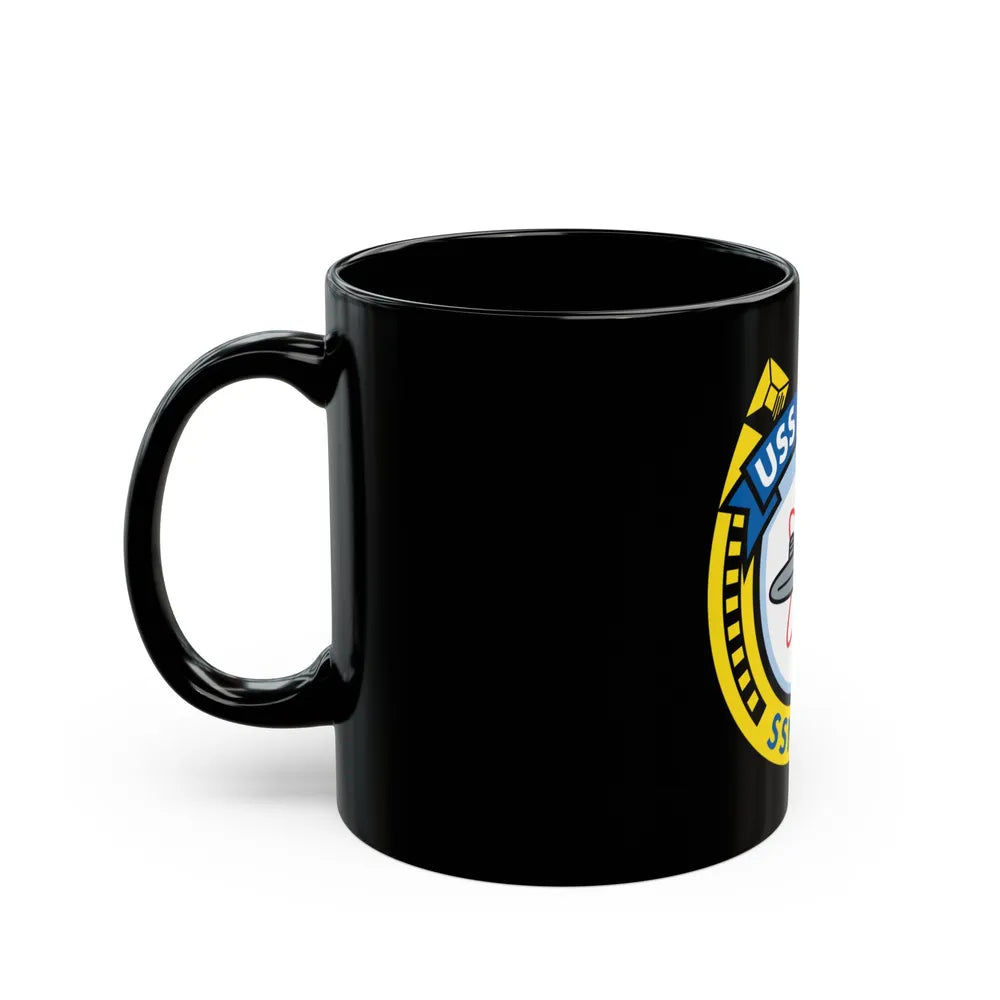 USS Pargo SSN 650 (U.S. Navy) Black Coffee Mug-Go Mug Yourself