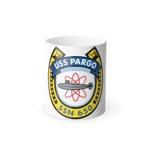 USS Pargo SSN 650 (U.S. Navy) Color Changing Mug 11oz-11oz-Go Mug Yourself