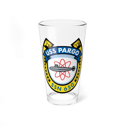 USS Pargo SSN 650 (U.S. Navy) Pint Glass 16oz-16oz-Go Mug Yourself