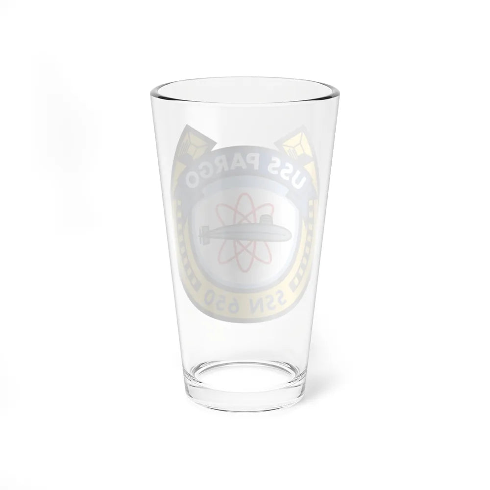 USS Pargo SSN 650 (U.S. Navy) Pint Glass 16oz-Go Mug Yourself