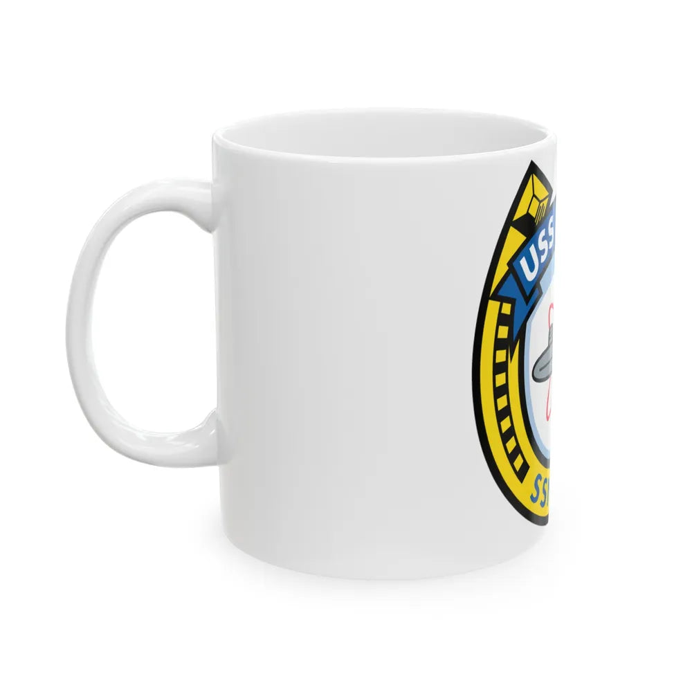 USS Pargo SSN 650 (U.S. Navy) White Coffee Mug-Go Mug Yourself