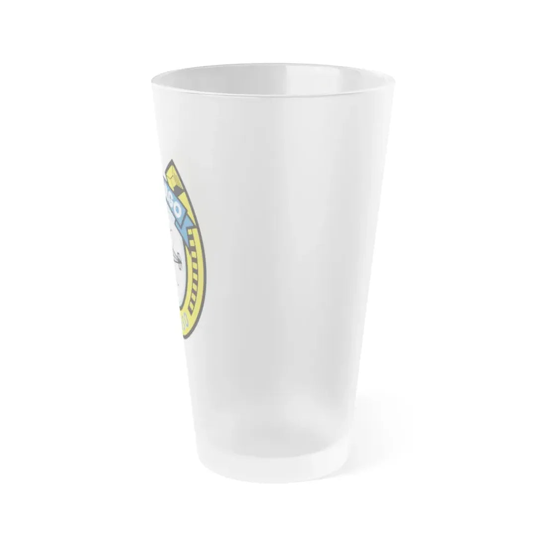 USS Pargo SSN 650 (U.S. Navy) Frosted Pint Glass 16oz - Go Mug Yourself