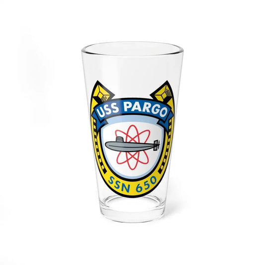 USS Pargo SSN 650 (U.S. Navy) Pint Glass 16oz 16oz - Go Mug Yourself