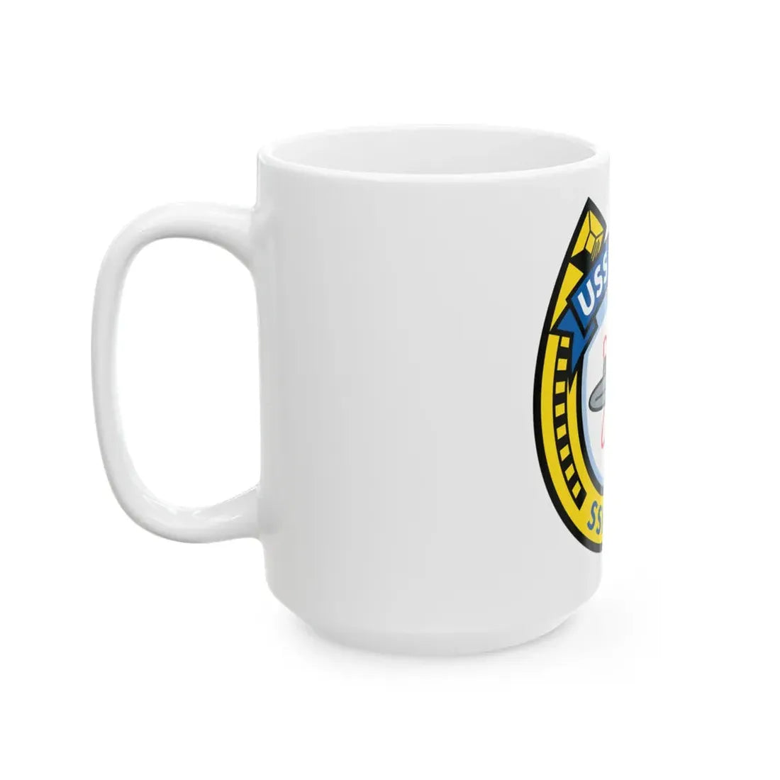 USS Pargo SSN 650 (U.S. Navy) White Coffee Mug - Go Mug Yourself