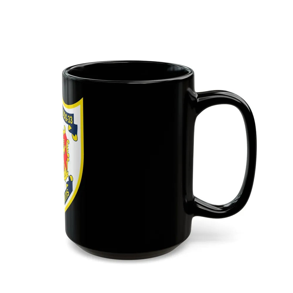 USS Parson DDG 33 Tala At Mitis (U.S. Navy) Black Coffee Mug-Go Mug Yourself